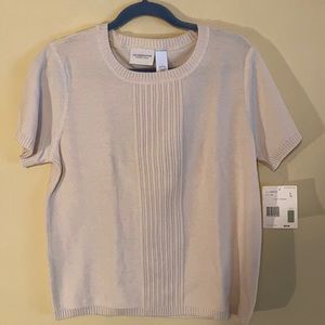 Liz Claiborne Short Sleeve Sweater NWT